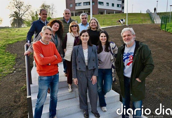 Completada la conexión peatonal entre la estación de Adarzo y El Alisal