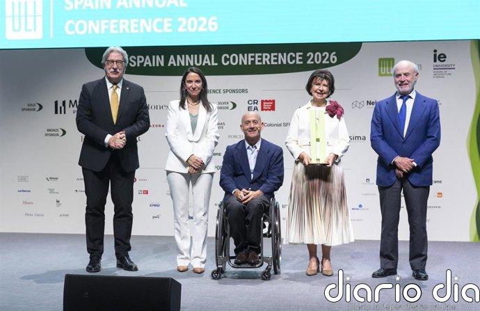 Concha Osácar recibe el Pedro de Churruca-ULI Spain Awards por su trayectoria dentro del inmobiliario