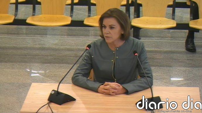 Cospedal admite reuniones con Villarejo pero niega encargos y dice que "no tenía ni idea" de seguimiento a Bárcenas