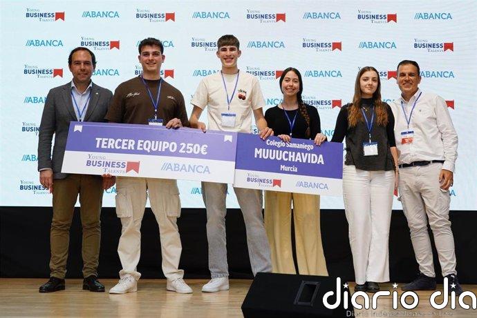 Cuatro estudiantes de Colegio Samaniego, terceros de España en la competición educativa Young Business Talents