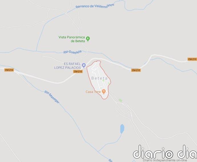 Cuatro heridos, dos de ellos menores, tras la salida de vía de un turismo en Beteta