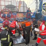 Cuatro personas resultan heridas en un incidente en una atracción de la Feria de Sevilla