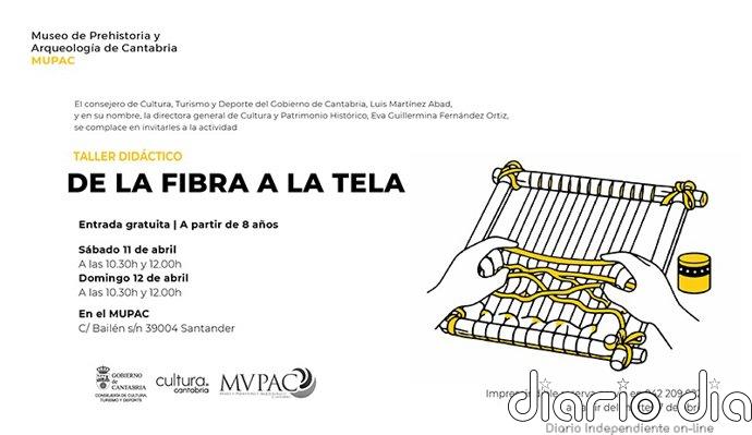 Cultura organiza un taller didáctico sobre el tejido con telar en el MUPAC