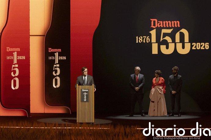 Damm celebra 150 años en el Liceu de Barcelona en una gala con Illa y más de 1.500 personas