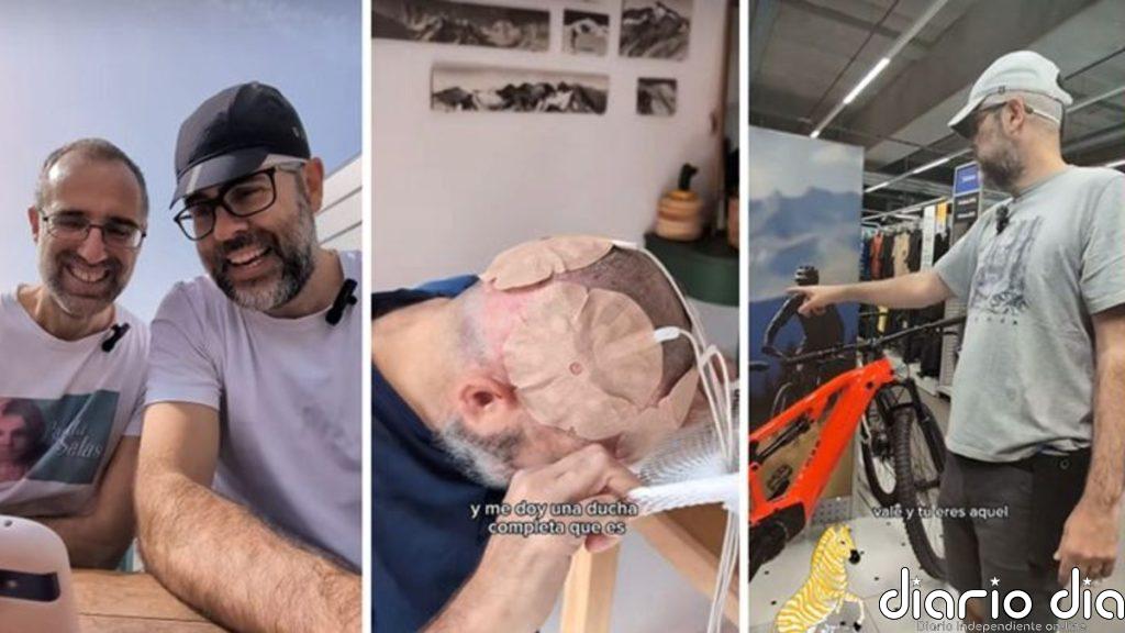 Del Hospital de La Paz a Santiago en bicicleta, el reto de un paciente de glioblastoma