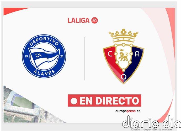 Deportivo Alavés - Osasuna, en directo hoy: sigue el partido de LaLiga EA Sports minuto a minuto