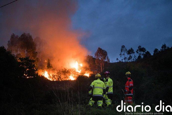 Desactivado el nivel 2 de emergencia por incendios en Ponteareas (Pontevedra)