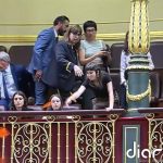 Desalojadas del Congreso dos activistas del Sindicato de Inquilinas por pedir a gritos que bajen los alquileres