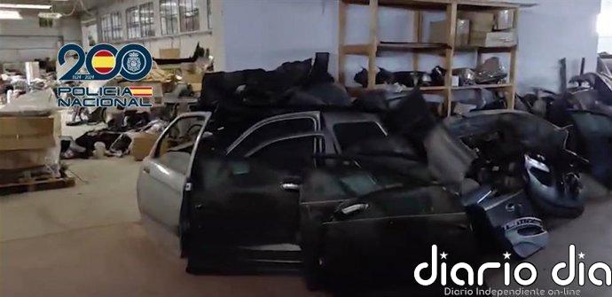 Desarticulada una organización criminal dedicada al robo de vehículos por encargo para su posterior despiece