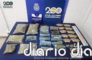 Desmantelado un punto de venta de marihuana y hachís en Santa Cruz de Tenerife