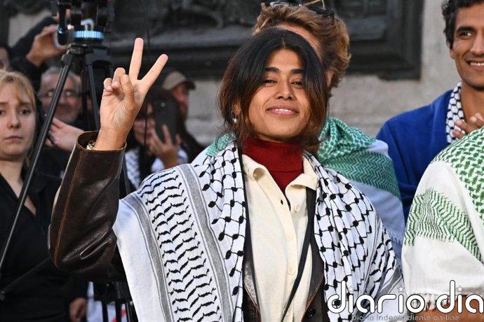 Detenida en Francia la eurodiputada de origen palestino Rima Hassan