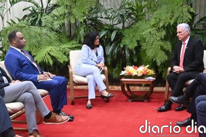 Díaz-Canel recibe a dos congresistas demócratas de EEUU y reitera su disposición al diálogo