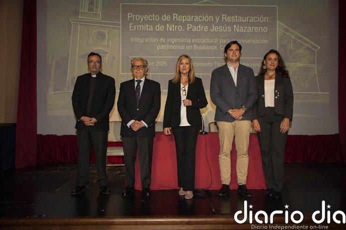 Diputación de Córdoba, Ayuntamiento y Diócesis presentan el proyecto para la ermita de Jesús Nazareno de Bujalance