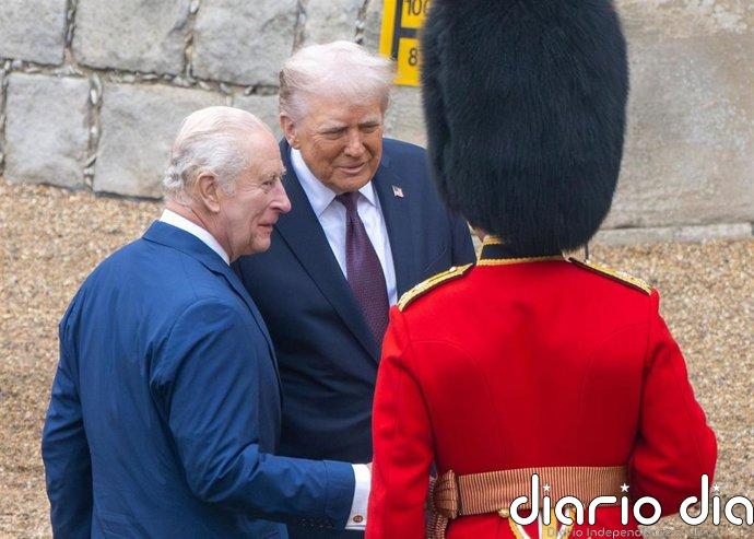 Donald y Melania Trump reciben en la Casa Blanca a los reyes de Inglaterra