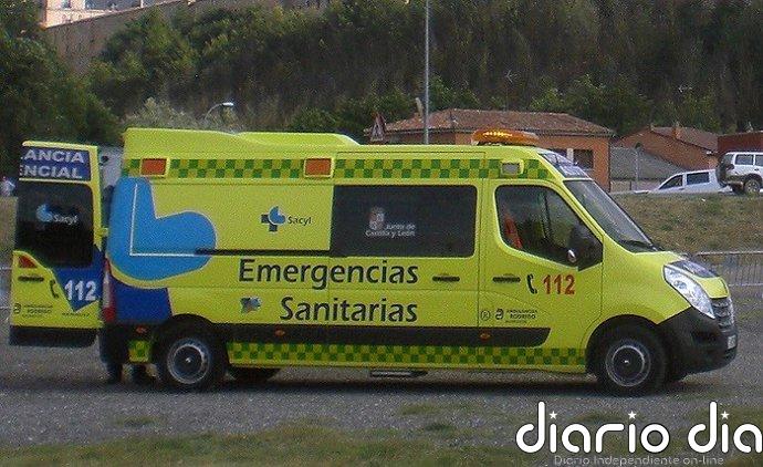 Dos heridos en el vuelco de un turismo en la CL-603 en Escobar de Polendos (Segovia)