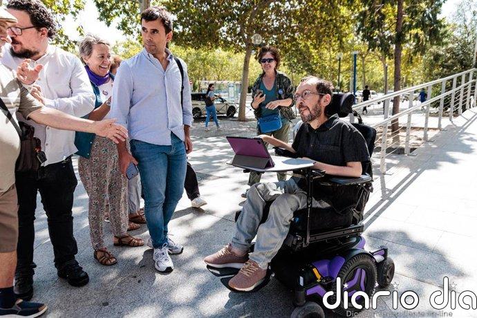 Echenique, tras ser absuelto de la denuncia de Abogados Cristianos: "Un buen día para la libertad de expresión"