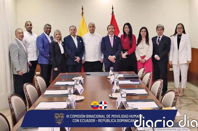 Ecuador y República Dominicana refuerzan la coordinación bilateral en migración y asistencia consular