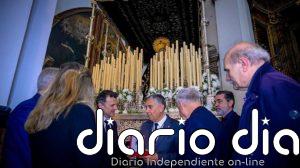 El alcalde de Cádiz visita los templos de las cofradías que realizan su estación de penitencia este Viernes Santo