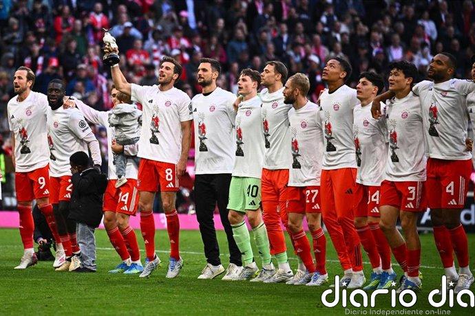 El Bayern culmina la 35ª Bundesliga para su palmarés
