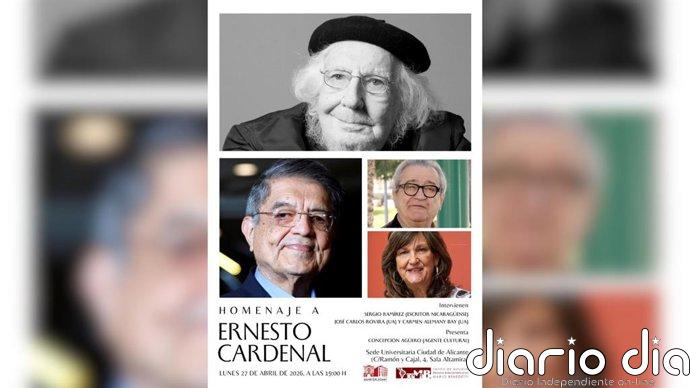 El CeMaB rinde homenaje al poeta Ernesto Cardenal con una mesa redonda en la Sede Ciudad de Alicante