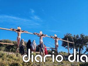 El Drama de la Cruz de Alcorisa (Teruel) conmueve con una puesta en escena más espectacular en el Monte Calvario