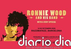 El guitarrista de los Rolling Stones Ronnie Wood actuará en Barcelona en septiembre