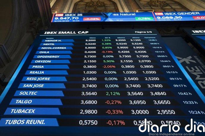 El Ibex 35 sube un 0,96% en la media sesión a la espera de la Fed y el BCE esta semana