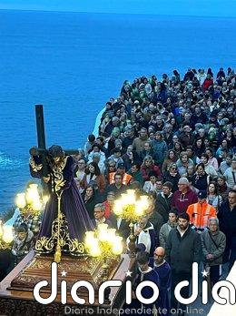 El Nazareno, protagonista de la Semana Santa de Luarca