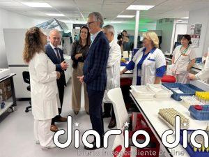 El nuevo laboratorio del hospital Morales Meseguer gestiona 1.800 analíticas y 4.650 muestras diarias