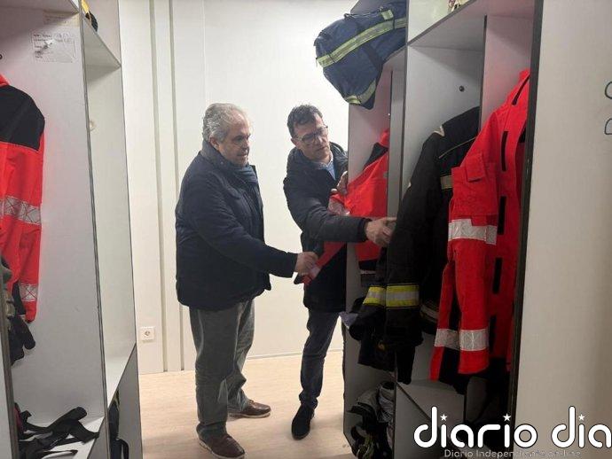 El parque de los Bomberos de Mallorca en Inca amplía sus instalaciones con un gimnasio y unos vestuarios