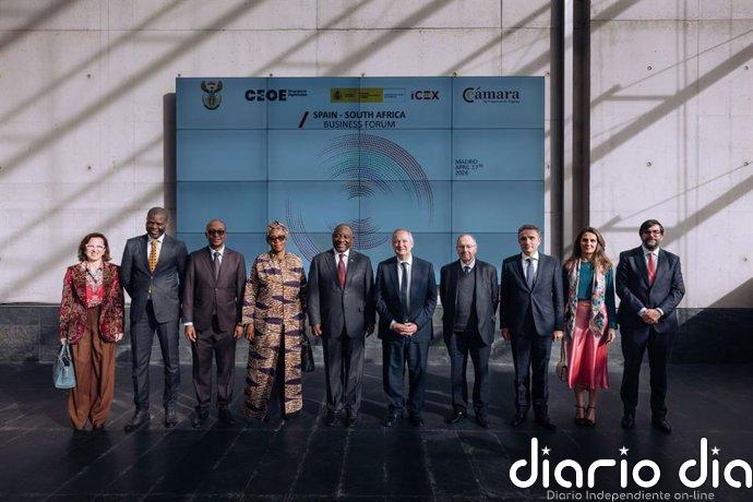El presidente de Sudáfrica apuesta por intensificar con España las relaciones económicas y las inversiones