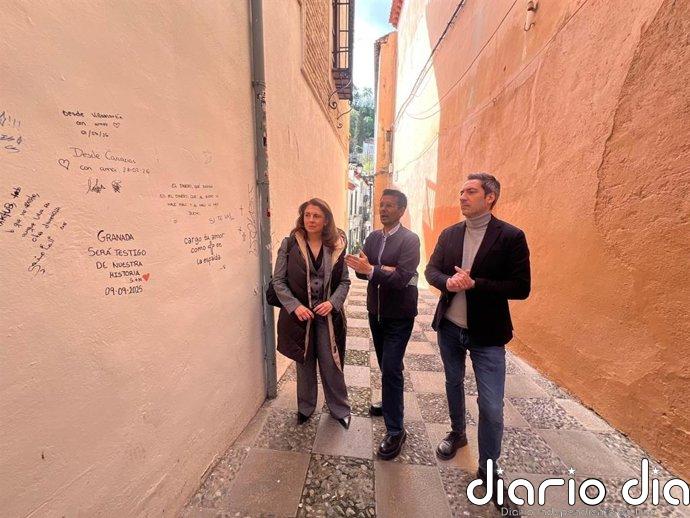 El PSOE de Granada afea la "pasividad" de la alcaldesa contra las micropintadas que repuntan "sin campañas de disuasión"