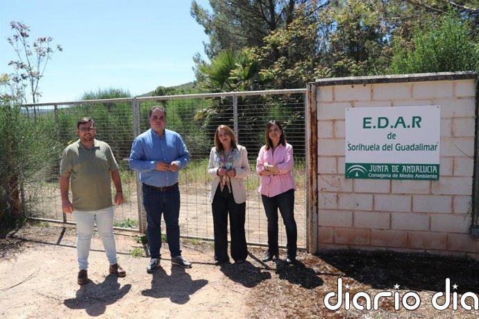 El PSOE de Jaén recrimina que Moreno "ha relegado al olvido" a la depuradora de Sorihuela de Guadalimar