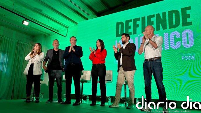El PSOE de Sevilla arranca la campaña llamando a "votar cambio" el 17M frente a la "nefasta" gestión de Moreno