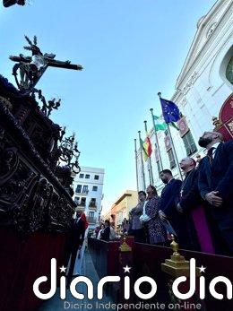 El Puerto de Santa María (Cádiz) vive una Semana Santa "histórica" con todas las hermandades en la calle Una cofradía de la Semana Santa de El Puerto de Santa María (Cádiz).