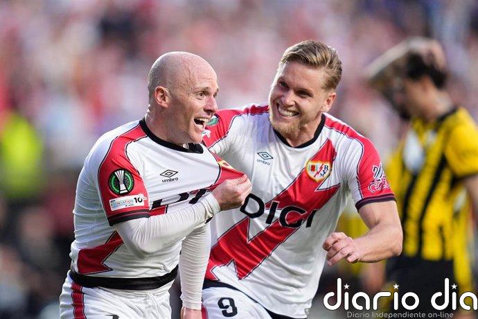El Rayo Vallecano sabe sufrir para hacer historia en Europa