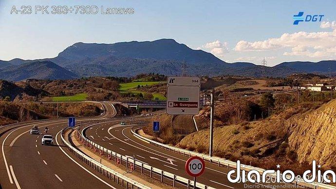 El regreso del Pirineo concentra los mayores problemas en las carreteras aragonesas