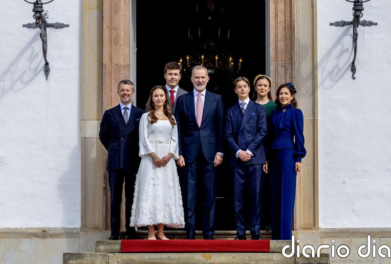 El Rey Felipe VI, invitado de excepción en Dinamarca en la confirmación del príncipe Vincent y la princesa Josephine