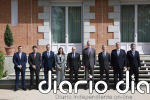 El rey Felipe VI recibe en audiencia a la junta directiva de Nokia España con motivo de su centenario