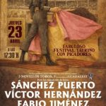 El riojano Fabio Jiménez toreará el próximo 23 de abril en el Festival de Ricla (Zaragoza)