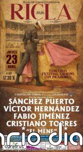 El riojano Fabio Jiménez toreará el próximo 23 de abril en el Festival de Ricla (Zaragoza)