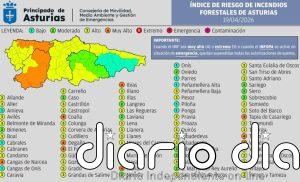 El suroccidente y la costa occidental están hoy en nivel muy alto de riesgo de incendios