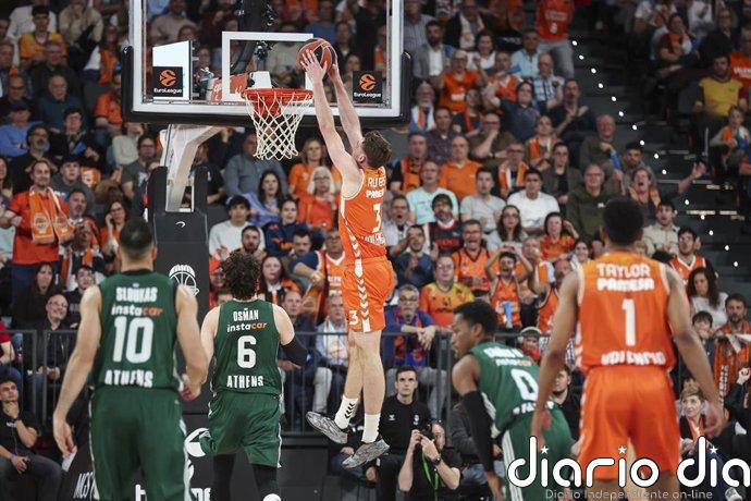 El Valencia Basket ata el 'Top 4' de fiesta