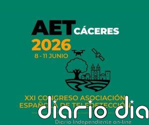 El XXI Congreso de la Asociación Española de Teledetección tendrá lugar en Cáceres del 8 al 11 de junio