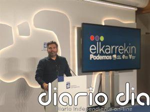 Elkarrekin Podemos denuncia el "bloqueo" de PNV y PP a declarar personas non gratas en Donostia a Trump y Netanyahu