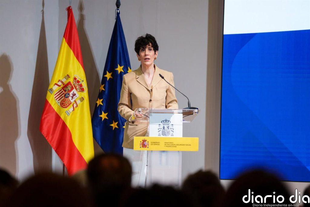 Elma Saiz asegura que el gasto promedio en pensiones sobre PIB será del 14% hasta 2050