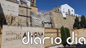 En marcha la obra para recuperar la muralla del Alcázar de Arjona (Jaén) tras el derrumbe parcial que sufrió hace un año