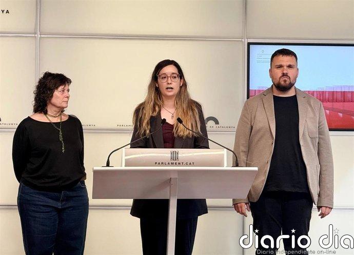 ERC, Comuns y CUP piden parar el pleno del Parlament tras la captura de activistas de la Flotilla