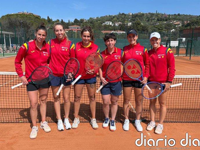 España comienza a preparar la eliminatoria de Billie Jean King Cup en Eslovenia