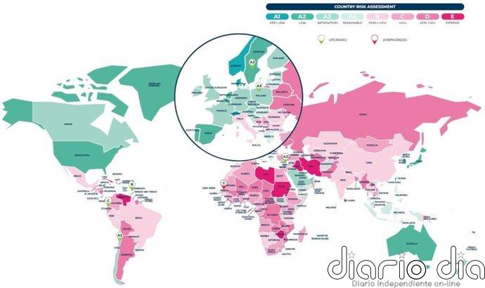 España se sitúa entre las economías avanzadas con menor nivel de riesgo, por delante de Alemania o Francia, según Coface